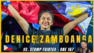 Denice Zamboanga vs. Stamp Fairtex - ONE 167 Interview with the Filipina Phenom