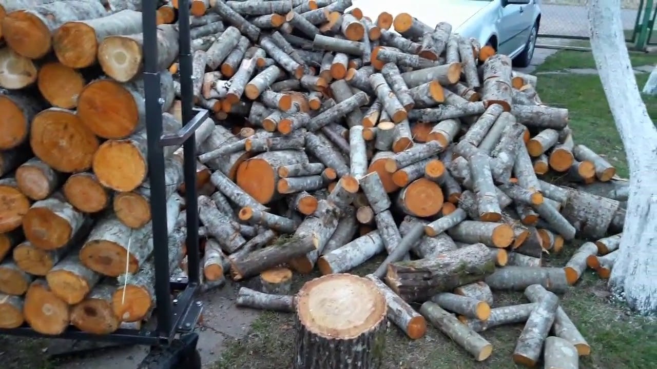 Тачка трансформер для дров. - YouTube