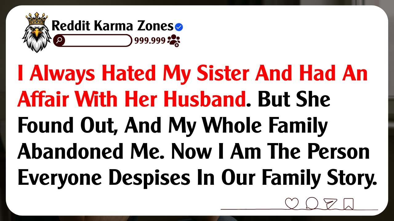 I Always Hated My Sister, and Had an Affair with Her Husband. But She Found Out, and My Whole...