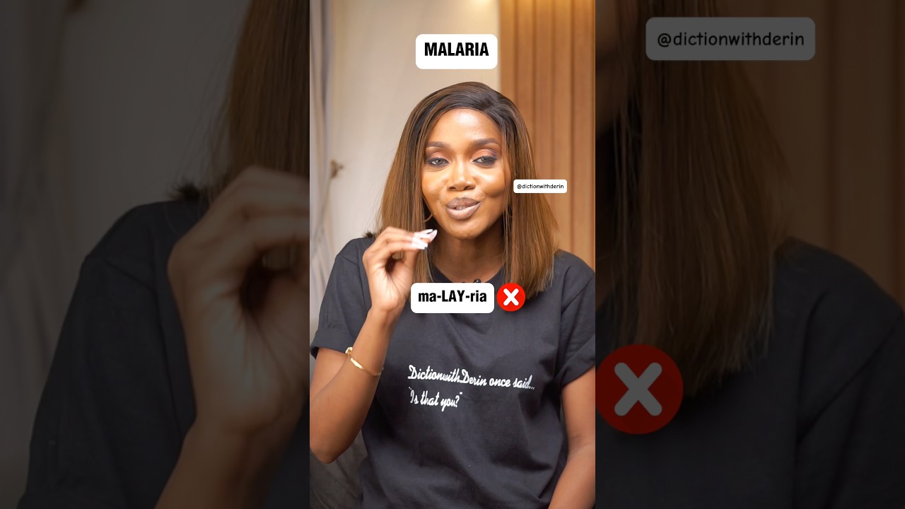 Как правильно произносить слово «MALARIA». 