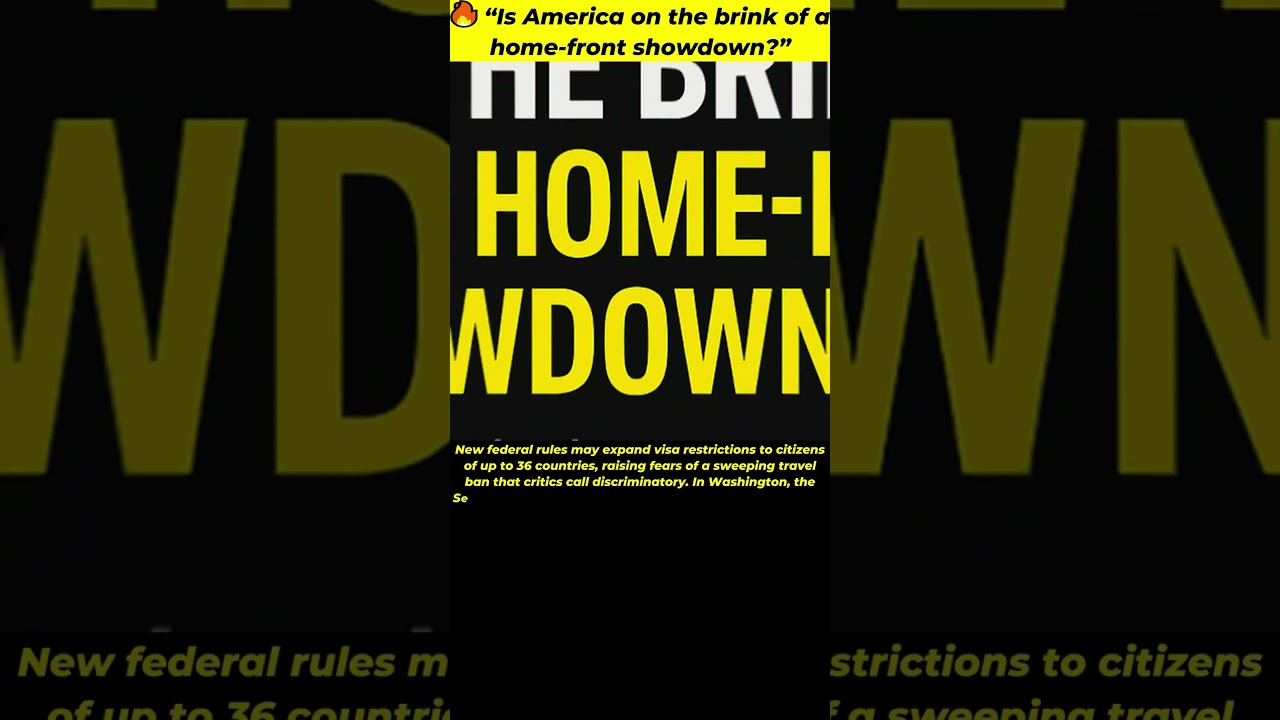 BREAKING: America on the Brink? Visa Bans, Tax Debates, and Economic Woes!