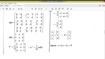Inversion Method for 3 by 3 matrix//First year//M.Adnan Anwar