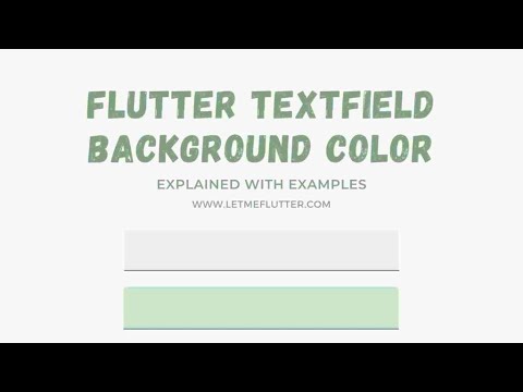 Tùy chỉnh màu nền cho Flutter Textfield sẽ giúp cho ứng dụng của bạn trở nên độc đáo, sáng tạo hơn. Hãy cùng khám phá và trải nghiệm tính năng này thông qua hình ảnh liên quan đến từ khóa này.