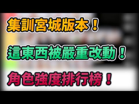 集訓宮城版本！｜角色強度排行榜！這東西被嚴重改動！｜slamdunk｜【花枝丸-灌籃高手】