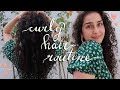 my (very simple) curly hair routine ✨