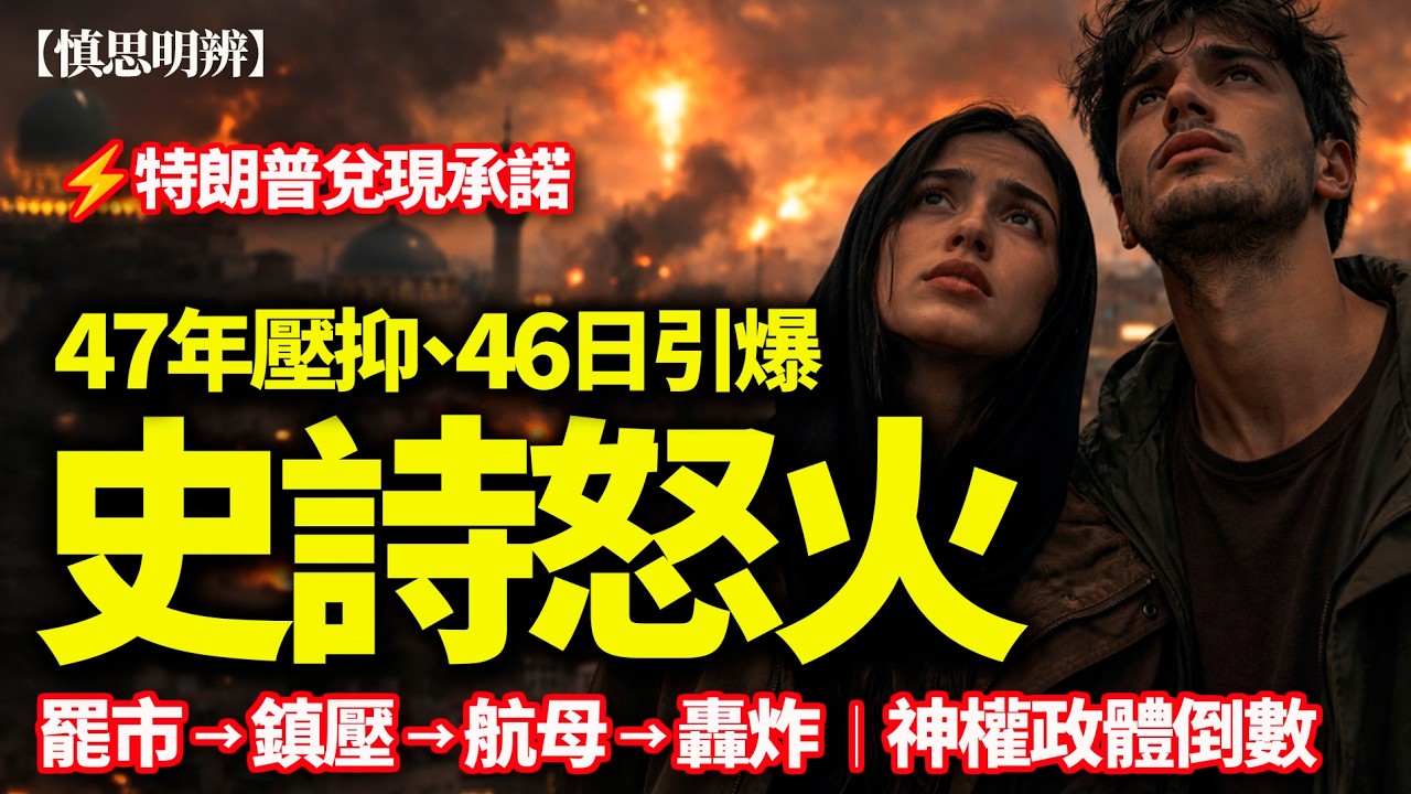 47年壓抑・46日引爆｜史詩怒火！從罷市到轟炸，神權政體倒數？