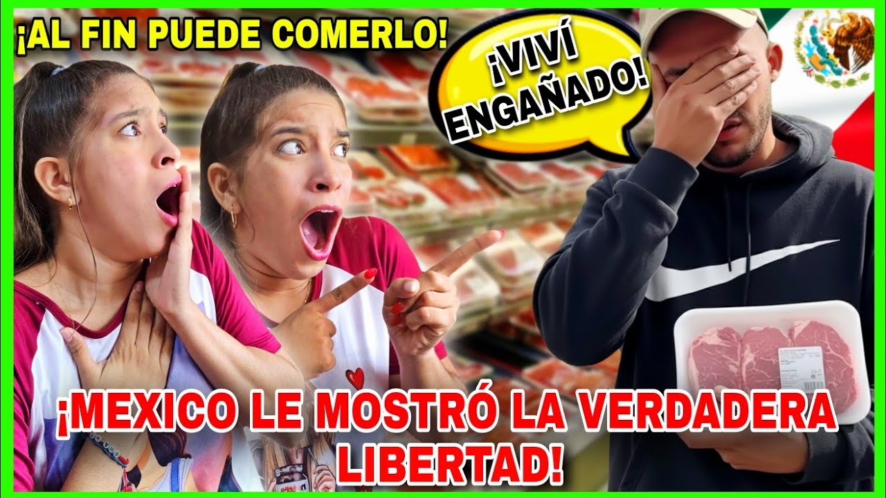 CUBANO🇨🇺 QUEDA TRAUMATIZADO😨 con los PASILLOS INFINITOS de COMIDA😭 de un SUPERMERCADO🛒 MEXICANO🇲🇽