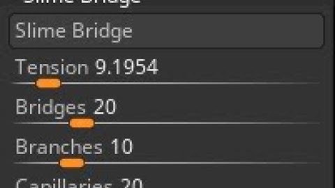 Z BRUSH slime bridge