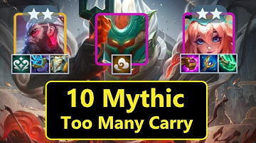 10 Mythic Udyr Carry Me | TFT Comps | Full Gameplays |聯盟戰棋 | Set 11 | New Patch 14.10B