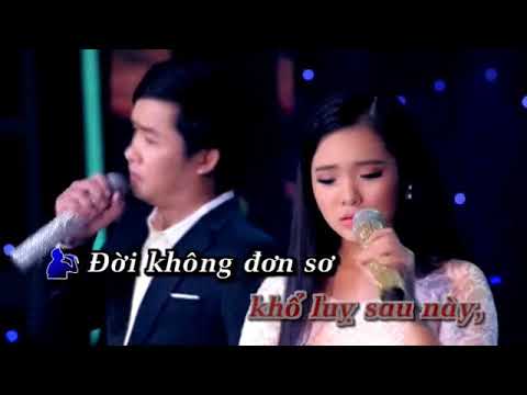 KARAOKE ; LK BAC TRANG LUA HONG & ANH HAY VE DI = THIEN LONG  MOI NU