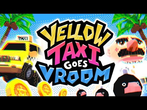 You're a N64 taxi and there's 🚫 no jump button? | Yellow Taxi Goes Vroom! Release Trailer