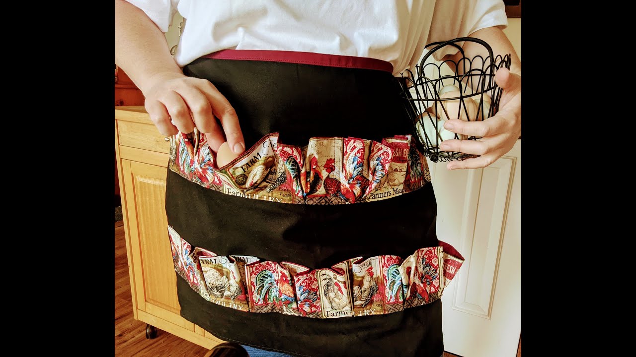 How to sew a Chicken Egg Apron - Step by step tutorial 