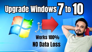 Upgrade From Windows 7 to Windows 10 for FREE in 2024 (NO Data Loss) Works 100%