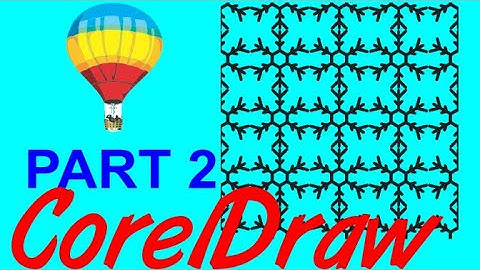 Corel Draw Tips & Tricks Pattern with distort and offset Part 2