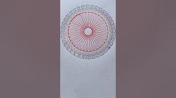 Spirograph Design#relaxing  #oddly satisfying #spirograph #design #satisfying #art #shorts