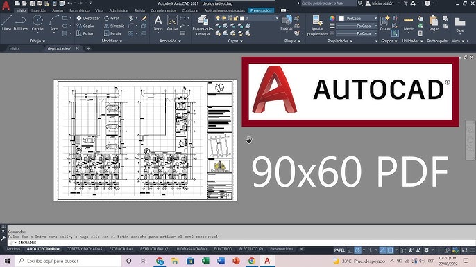 Cómo configurar un plano 90x60 para imprimir | AutoCAD - YouTube c-mo-configurar-un-plano-90x60-para-imprimir-autocad-youtube