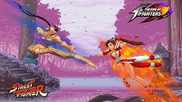 Ibuki vs Mai Shirunai l Street Fighter X Fatal Fury l Capcom X SNK