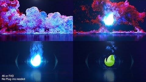 Color Smoke Explosion Logo FREE After Effects Template | Copied content Templates