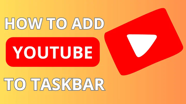How to add YouTube to the taskbar in Windows 11