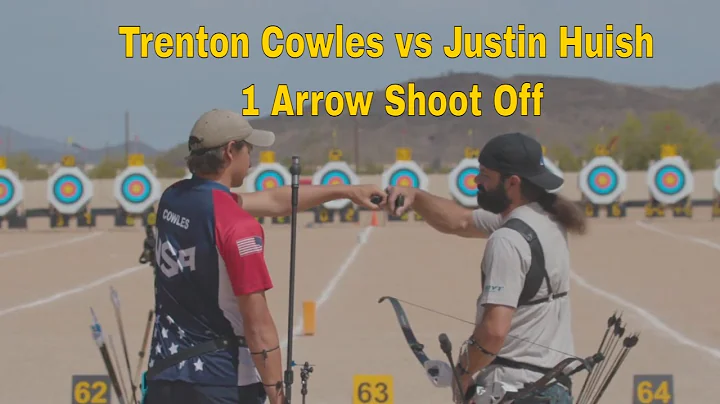 Justin Huish vs Trenton Cowles 1 Arrow Shoot Off |...