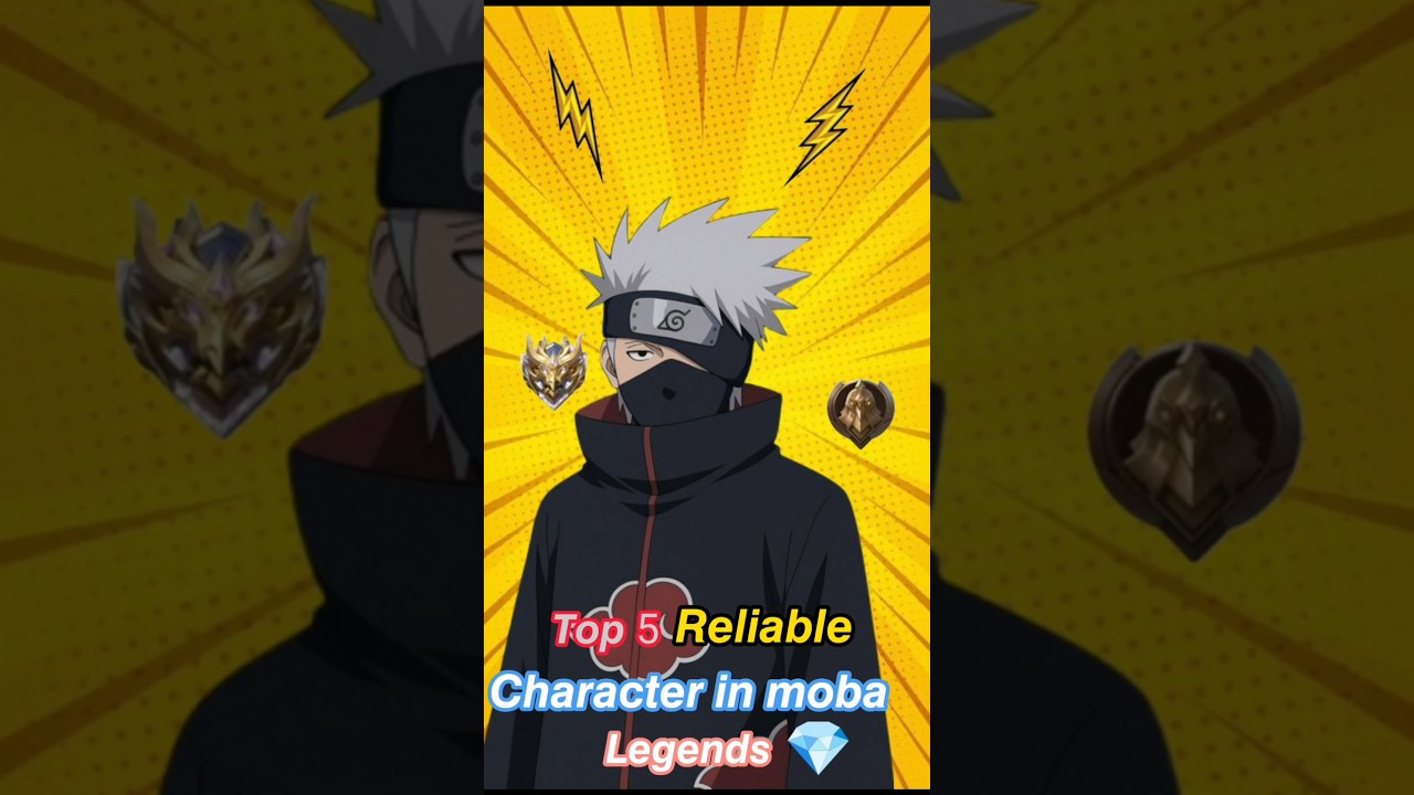 top 5 best RELIABLE character in moba legend😱.