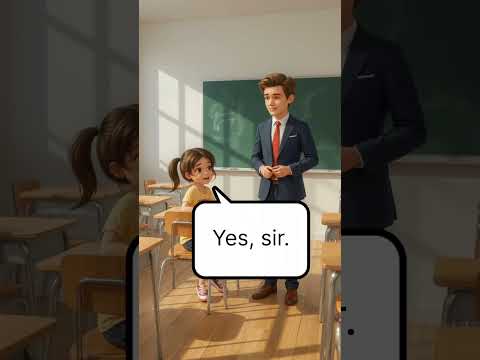 Classroom Conversation in English | Teacher and Student Dialogue | Simple English Speaking #english