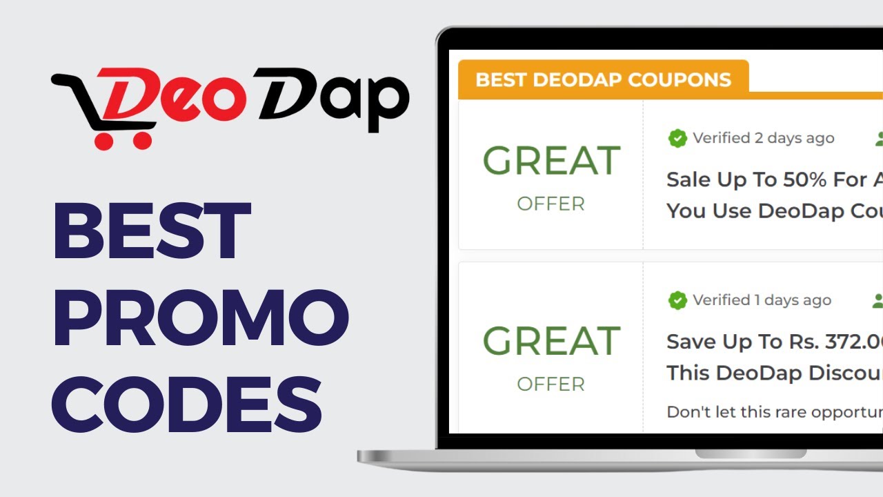 Best Deodap Promo Codes | Top 3 Promo Codes (2024)