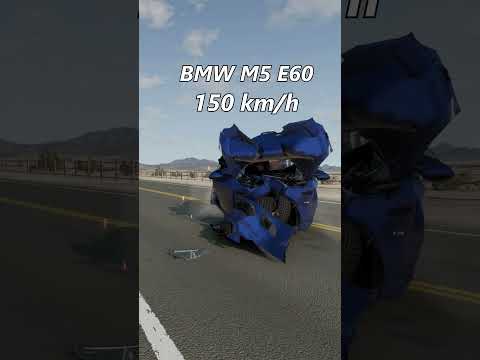 BMW M5 E60 против столба! 💥🚘 #short #shorts #beamngdrive