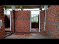 2 bedroom 600 square feet house walkthrough brick work