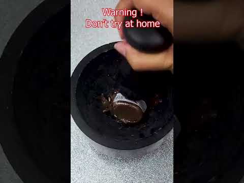Crushing a Nutella jar 😵 ASMR