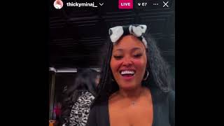 Thicky Minaj Instagram Live 42124