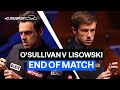 Ronnie O'Sullivan Outclassed Jack Lisowski 6-1| End of Match | Eurosport Snooker