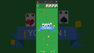 Google Solitaire Both Difficulties, No glitches, touchscreen (Game: 3:07; video: 3:19)