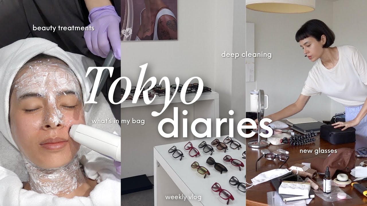 【顔が変わった1週間】たるみ治療＆小顔ケアのリアルな効果レポ。お気に入りバッグ＆メガネ紹介👜💆🏻‍♀️✨