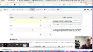 3rd quarter progress report video 21/22