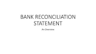 What is Bank Reconciliation  -  Accounting Interview Question