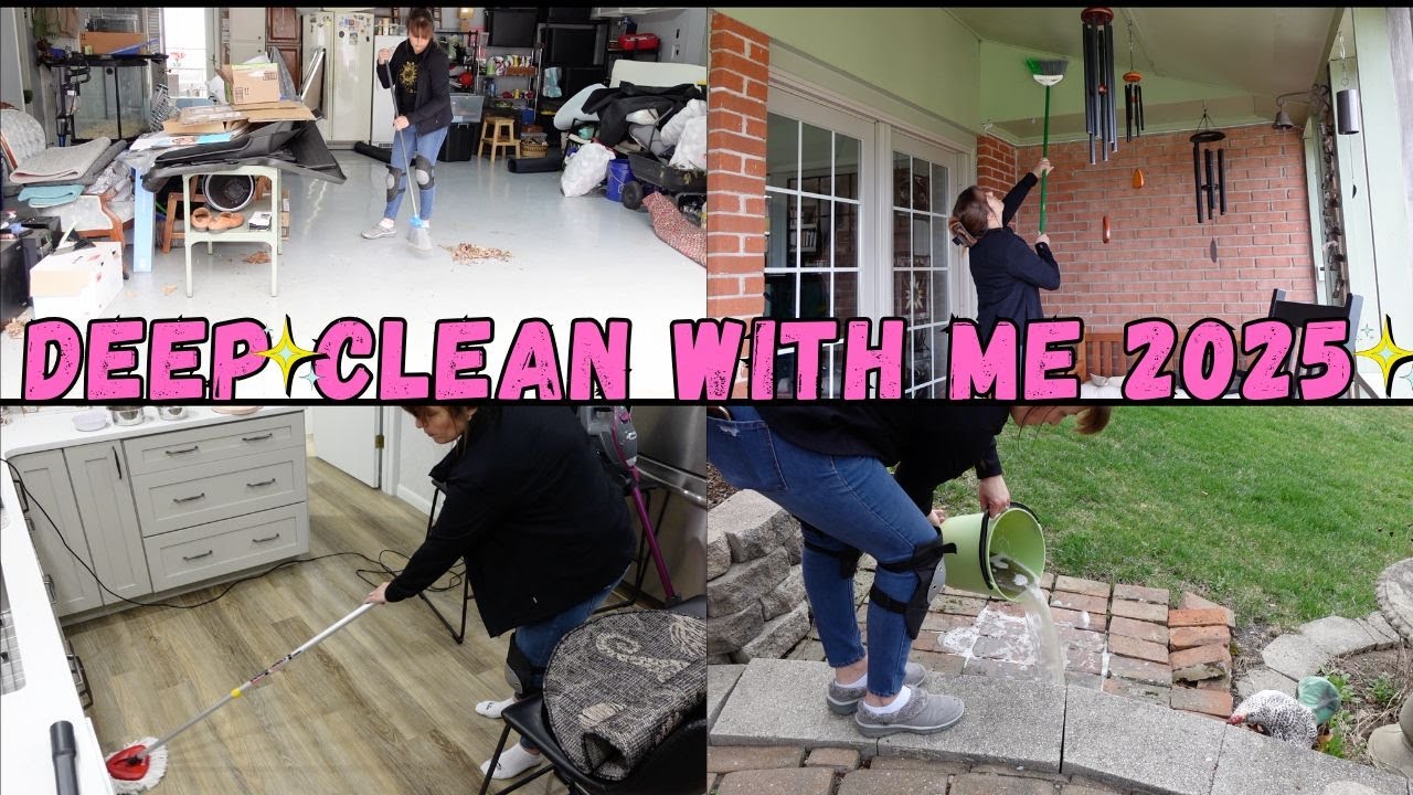 SUNDAY RESET| DEEP CLEAN WITH ME 2025| EXTREME CLEANING MOTIVATION 🌸 ...