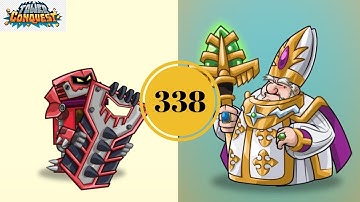 Tower defens/Tower Conquest:gameplay walkthrough best team part 338 (ios, android&pc)