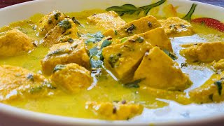 Paneer curry kashmiri style || Tchaman Kaliya || Authentic Kashmiri Paneer Kaliya || yellow panner