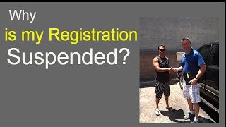 Why Is My Vehicle Registration Suspended? | All In One VRS