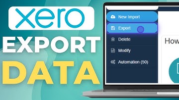 How to Export Data from Xero | Quick Tutorial