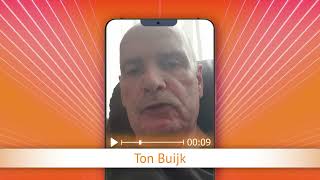 TV Oranje app videoboodschap - Ton Buijk
