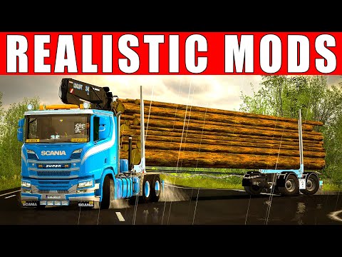 TOP 10 BEST REALISTIC MODS FOR ETS2 1.44 - EURO TRUCK