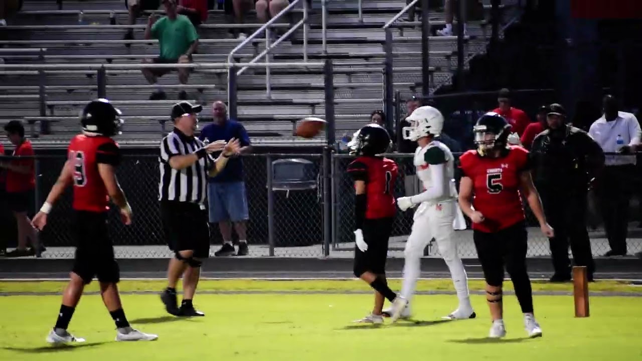 9-22-22 Mandarin Mustangs Vs Creekside. #4 Logan Johnson WR with a TD.