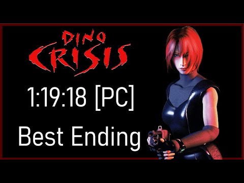 Dino Crisis Speedrun 1:19:18 Best Ending [PC]
