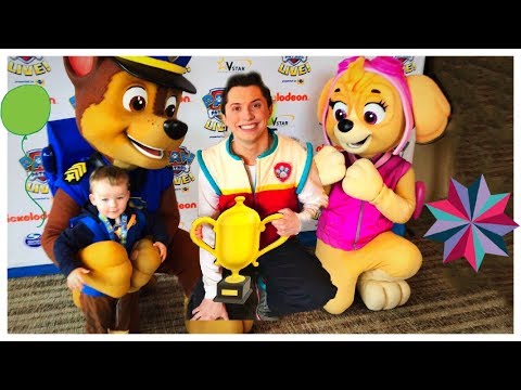 Paw Patrol LIVE Race to the Rescue. VIP Party after show with Skye, Chase & Ryder