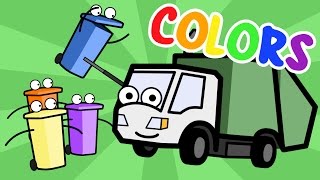 Learning Colors Song With Munchie The Garbage Truck Baby, Toddler, Kindergarten Kids Learning Videos