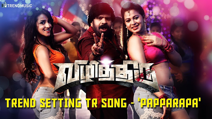 Trend Setting TR Song - Papparapa  |  Vizhithiru - Tamil Movie | T Rajendar | TrendMusic