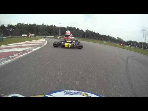 Alexander Weiss in Genk. Rotax Euro Challenge