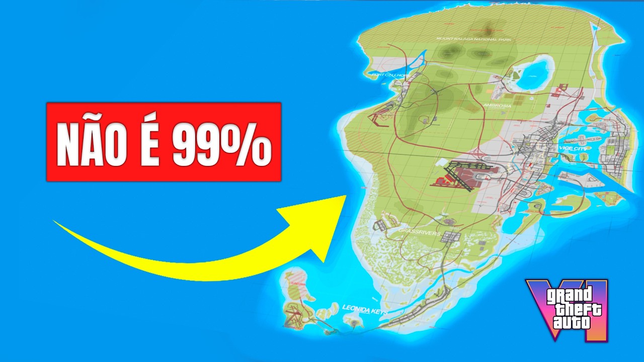 A comunidade estava errada sobre o mapa do GTA 6...